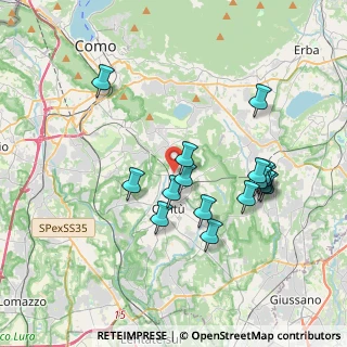 Mappa Via Betta, 22063 Cantù CO, Italia (3.49688)