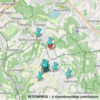 Mappa Via Betta, 22063 Cantù CO, Italia (1.9)