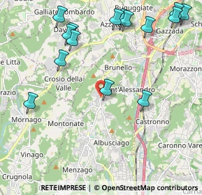 Mappa Via Camillo Benso Conte di Cavour, 21040 Sumirago VA, Italia (2.598)