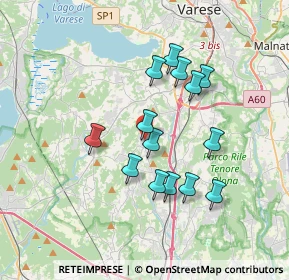 Mappa Via Camillo Benso Conte di Cavour, 21040 Sumirago VA, Italia (3.06786)