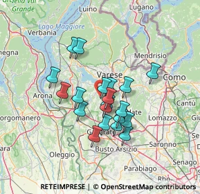 Mappa Via Camillo Benso Conte di Cavour, 21040 Sumirago VA, Italia (10.5105)