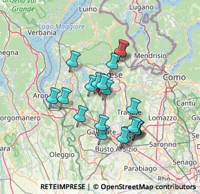 Mappa Via Camillo Benso Conte di Cavour, 21040 Sumirago VA, Italia (11.585)