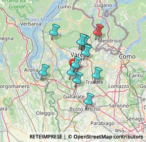 Mappa Via Camillo Benso Conte di Cavour, 21040 Sumirago VA, Italia (9.9375)