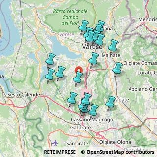 Mappa Via Indipendenza, 21040 Sumirago VA, Italia (7.3975)