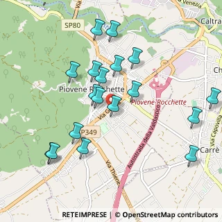Mappa Via Gorizia, 36013 Piovene Rocchette VI, Italia (1.00667)