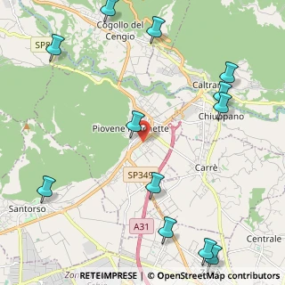 Mappa Via Gorizia, 36013 Piovene Rocchette VI, Italia (2.93833)