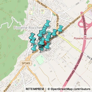 Mappa Via Gorizia, 36013 Piovene Rocchette VI, Italia (0.24926)