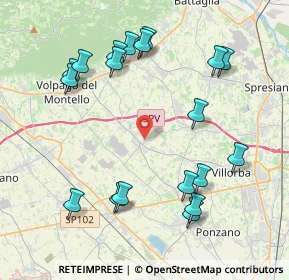 Mappa Via Povegliano, 31050 Povegliano TV, Italia (4.50105)