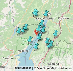 Mappa Via Giuseppe Verdi, 25010 Tremosine sul Garda BS, Italia (10.695)