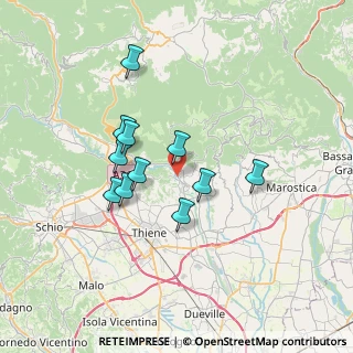 Mappa Via Serra, 36030 Lugo di Vicenza VI, Italia (5.81)