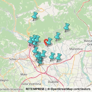 Mappa Via Serra, 36030 Lugo di Vicenza VI, Italia (5.95133)