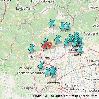 Mappa Via Serra, 36030 Lugo di Vicenza VI, Italia (14.901)
