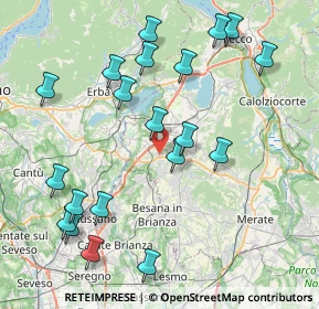 Mappa Via Cesare Cantù, 23892 Bulciago LC, Italia (9.039)