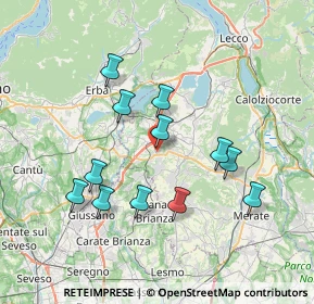 Mappa Via Cesare Cantù, 23892 Bulciago LC, Italia (6.78417)