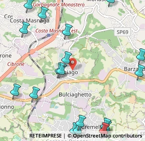 Mappa Via Cesare Cantù, 23892 Bulciago LC, Italia (1.5165)