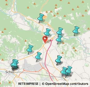 Mappa 36013 Piovene Rocchette VI, Italia (5.03765)