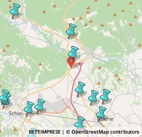 Mappa 36013 Piovene Rocchette VI, Italia (6.04923)