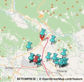 Mappa 36013 Piovene Rocchette VI, Italia (4.5075)