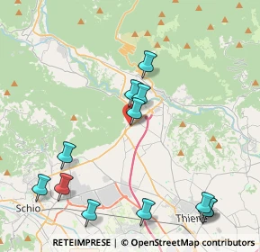 Mappa 36013 Piovene Rocchette VI, Italia (4.7525)