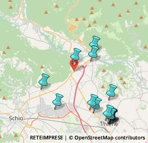 Mappa 36013 Piovene Rocchette VI, Italia (4.78143)