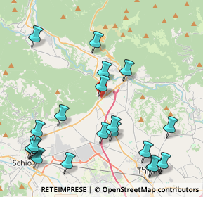 Mappa 36013 Piovene Rocchette VI, Italia (5.0855)