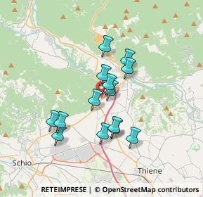 Mappa 36013 Piovene Rocchette VI, Italia (2.81571)