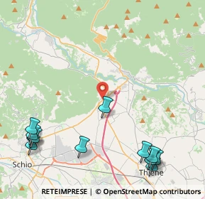 Mappa 36013 Piovene Rocchette VI, Italia (5.89917)