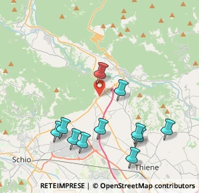 Mappa 36013 Piovene Rocchette VI, Italia (4.21909)