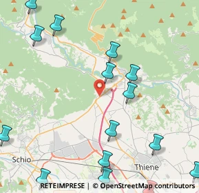 Mappa 36013 Piovene Rocchette VI, Italia (5.84533)