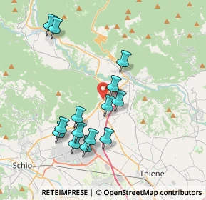 Mappa 36013 Piovene Rocchette VI, Italia (3.63571)