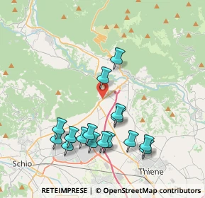 Mappa 36013 Piovene Rocchette VI, Italia (3.95688)