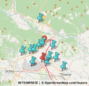 Mappa 36013 Piovene Rocchette VI, Italia (3.43571)
