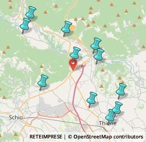 Mappa 36013 Piovene Rocchette VI, Italia (4.60818)