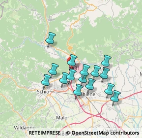 Mappa 36013 Piovene Rocchette VI, Italia (6.038)