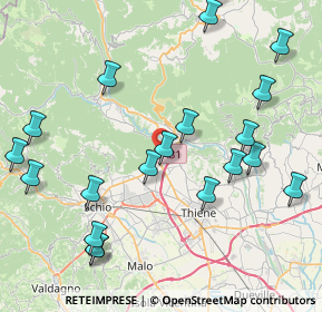 Mappa 36013 Piovene Rocchette VI, Italia (9.7705)