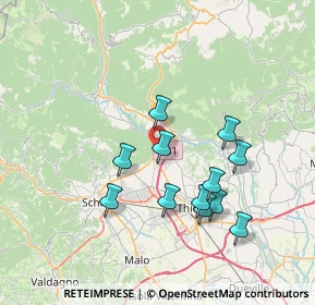 Mappa 36013 Piovene Rocchette VI, Italia (6.675)