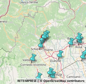 Mappa 36013 Piovene Rocchette VI, Italia (18.52929)
