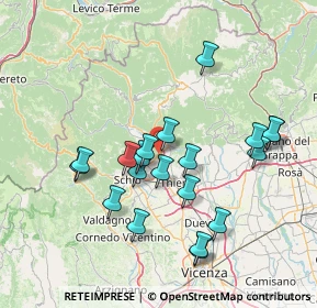 Mappa 36013 Piovene Rocchette VI, Italia (14.201)