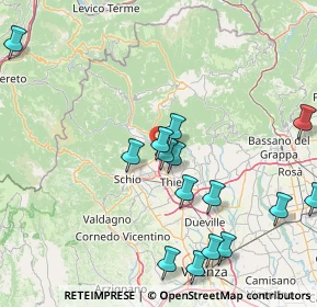 Mappa 36013 Piovene Rocchette VI, Italia (17.84333)