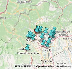 Mappa 36013 Piovene Rocchette VI, Italia (9.46)