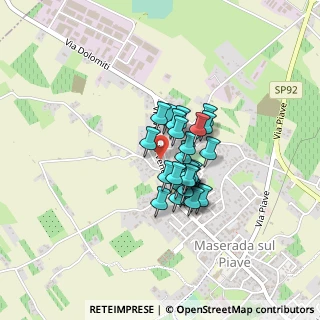 Mappa Via Vittorio Veneto, 31052 Maserada Sul Piave TV, Italia (0.27857)