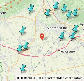 Mappa Via Borghi, 31044 Montebelluna TV, Italia (5.34231)