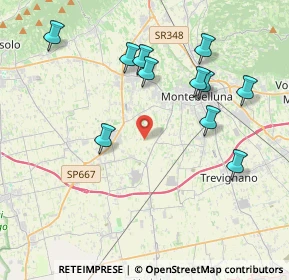 Mappa Via Borghi, 31044 Montebelluna TV, Italia (4.08727)