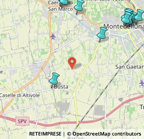 Mappa Via Borghi, 31044 Montebelluna TV, Italia (3.47467)