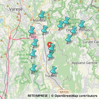 Mappa Via XXV Aprile, 21040 Venegono Superiore VA, Italia (3.79)