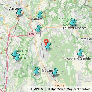 Mappa Via XXV Aprile, 21040 Venegono Superiore VA, Italia (5.59846)