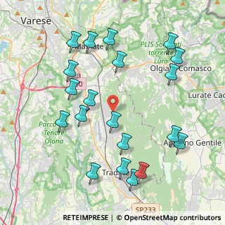 Mappa Via XXV Aprile, 21040 Venegono Superiore VA, Italia (4.494)