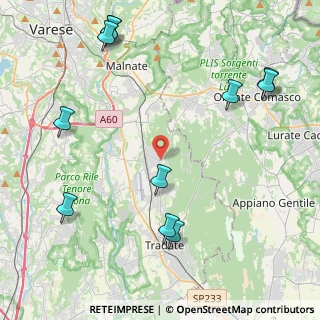 Mappa Via XXV Aprile, 21040 Venegono Superiore VA, Italia (5.46455)