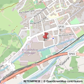 Mappa C.C. Valseriana Center, Via G. Marconi, 24021 Albino BG, Italia, 24021 Albino, Bergamo (Lombardia)