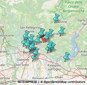 Mappa C.C. Valseriana Center, 24021 Albino BG, Italia (10.2575)